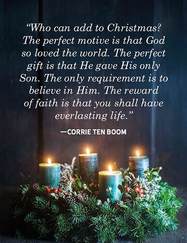 religious christmas quotes Corrie Ten Boom